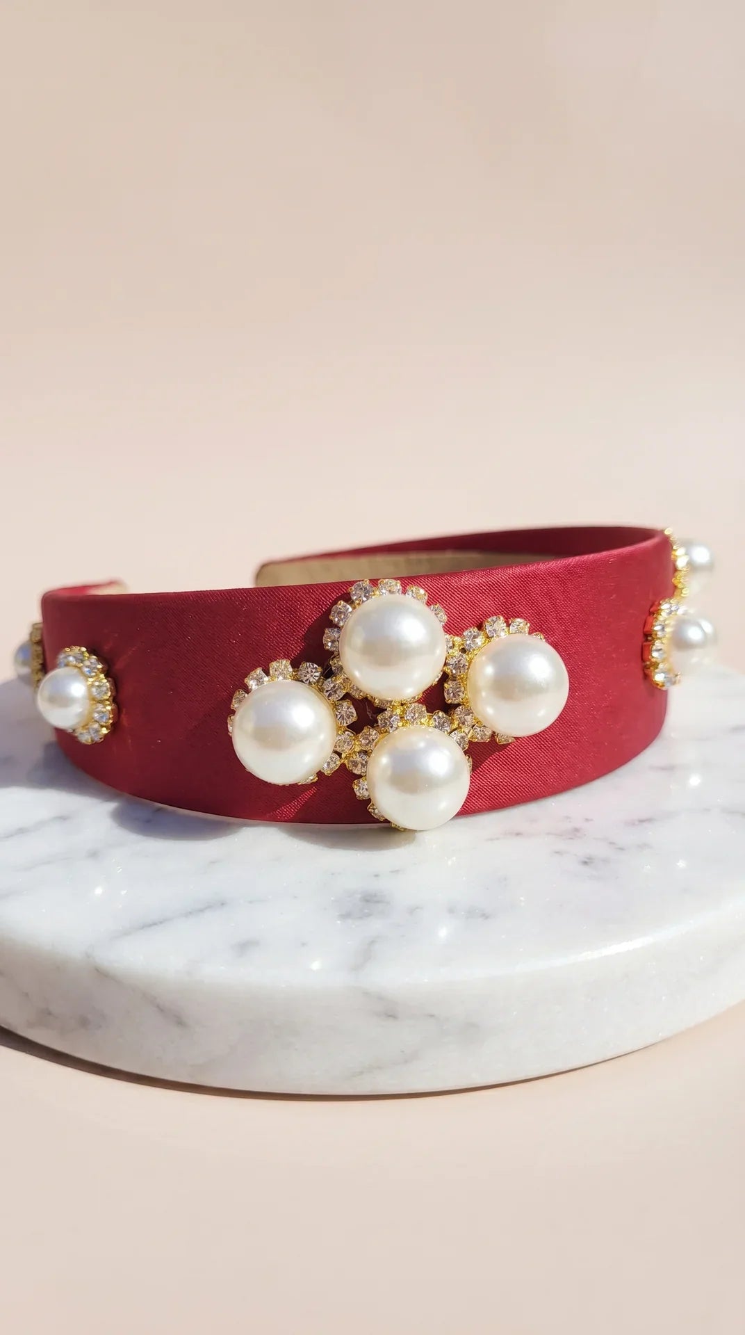 Women’s Pearl Statement Headband & Hair Band